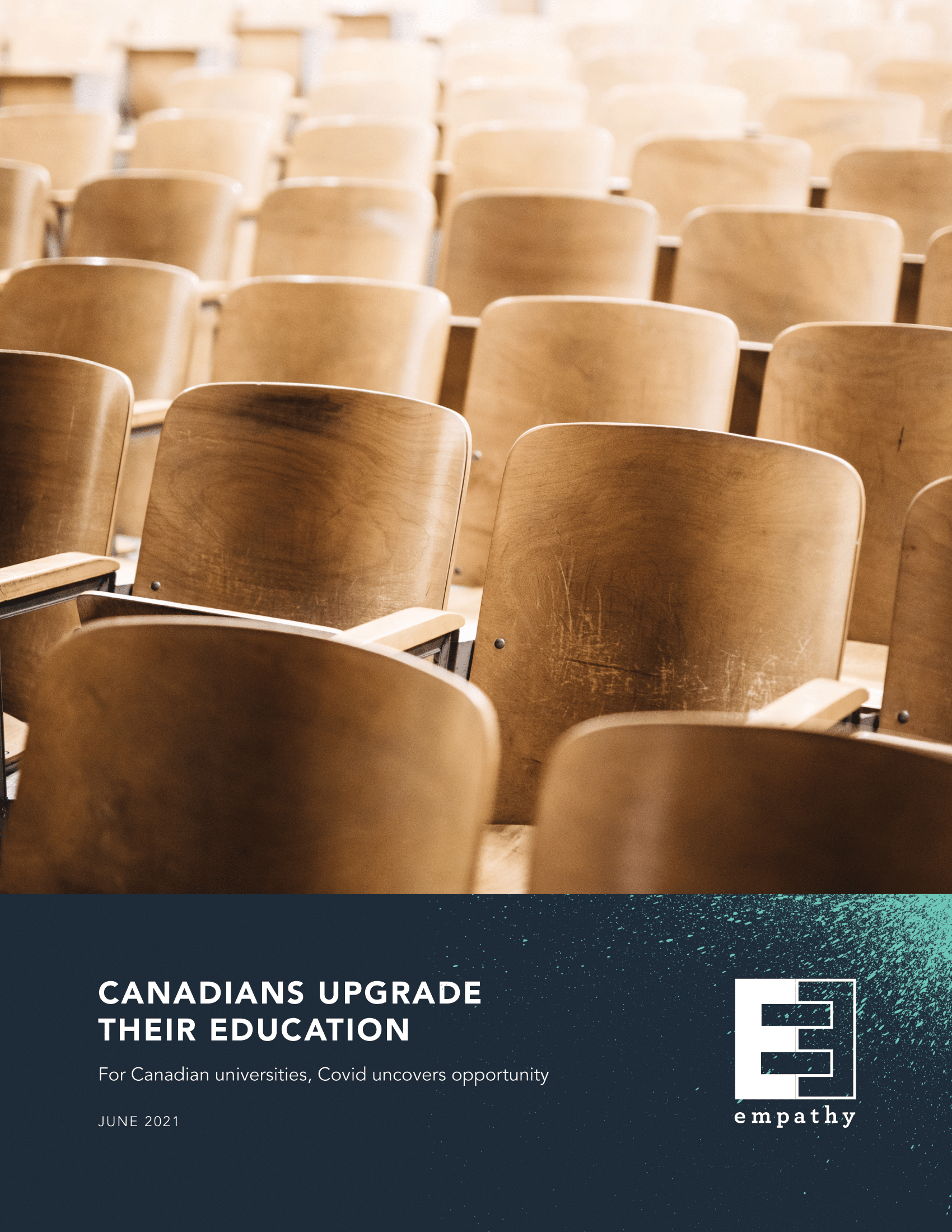 Opportunity in a Crisis: Canadians Upgrade their Education Opportunity in a Crisis: Canadians Upgrade their Education