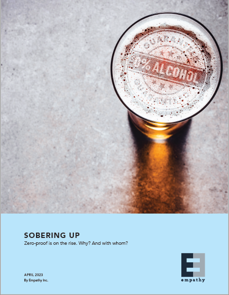 SOBERING UP: Zero Proof is on the Rise, Why? And with Whom? SOBERING UP:<br />
Zero Proof is on the Rise, Why? And with Whom?